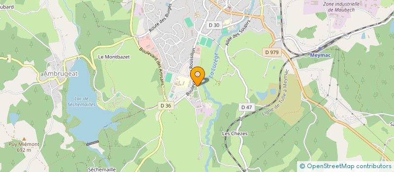 localisation de l'entreprise CHARLENE1916  MEYMAC