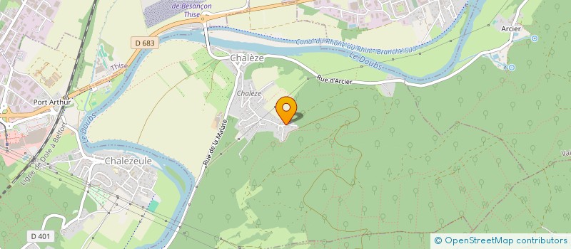 localisation de l'entreprise CHARLENI  CHALEZE