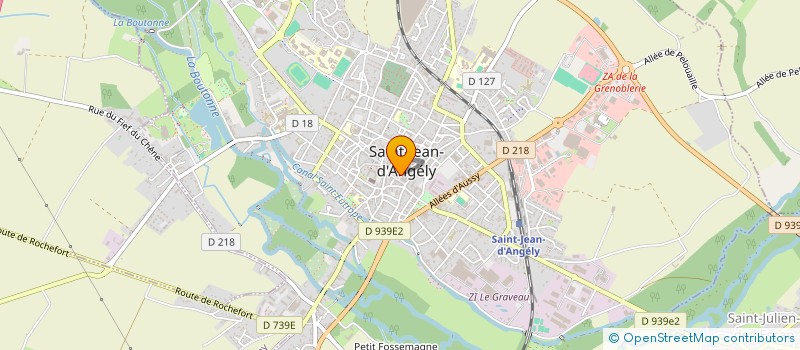 localisation de l'entreprise CHARLENZO  SAINT-JEAN-D'ANGELY