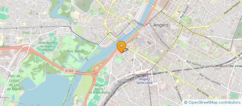 localisation de l'entreprise CHARLEOS à ANGERS