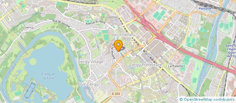 localisation de l'entreprise CHARLES  CERGY