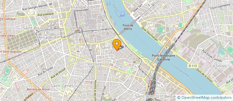 localisation de l'entreprise CHARLES à BORDEAUX