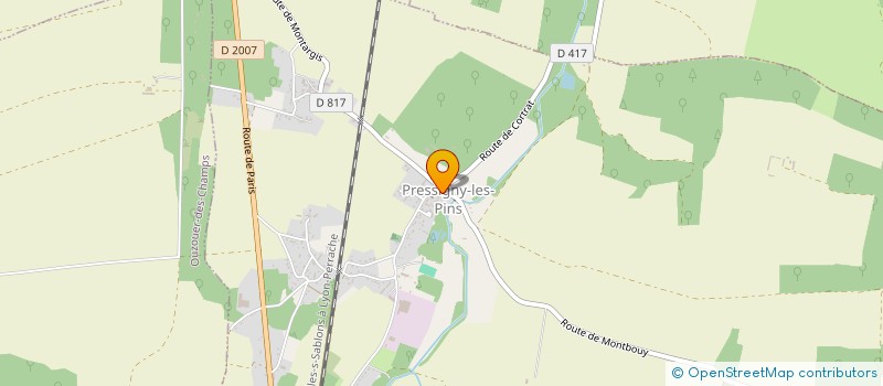 localisation de l'entreprise CHARLES A VOTRE SERVICE à PRESSIGNY-LES-PINS