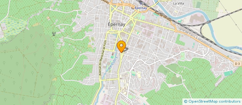 localisation de l'entreprise CHARLES-ALEXANDRE  EPERNAY