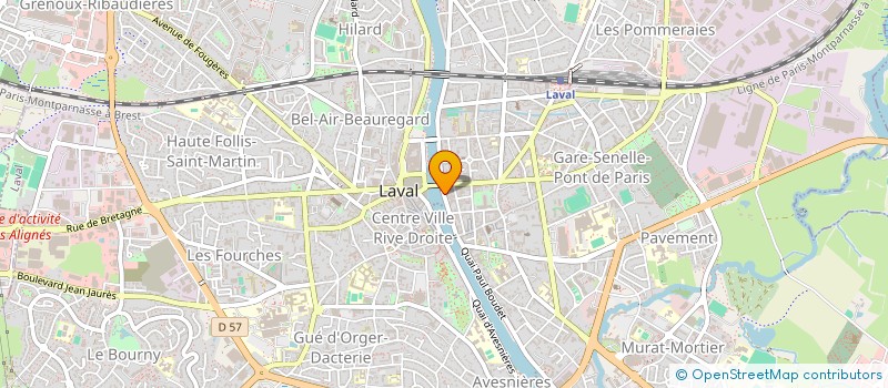 localisation de l'entreprise CHARLES-ANTOINE GOMBERT APNEE à LAVAL
