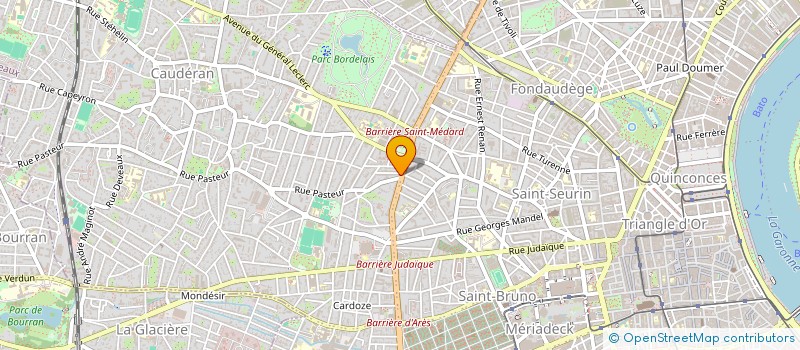 localisation de l'entreprise CHARLES B à BORDEAUX