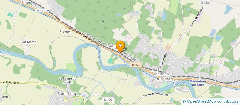 localisation de l'entreprise CHARLES BAZOT  MENNETOU-SUR-CHER