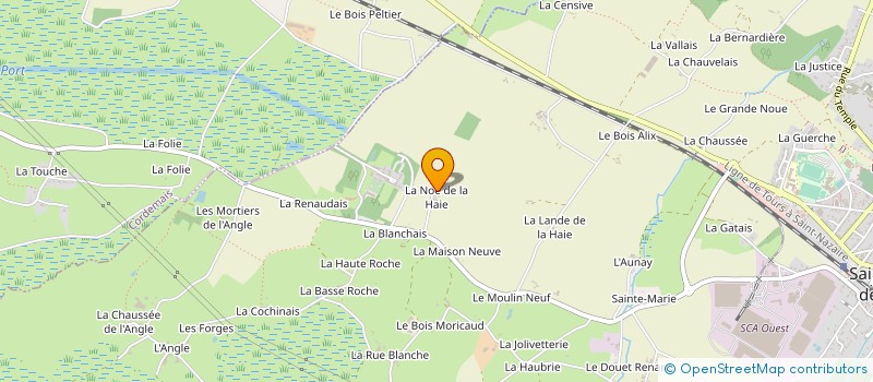 localisation de l'entreprise CHARLES BOURDEAU STE  SAINT-ETIENNE-DE-MONTLUC