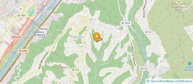 localisation de l'entreprise CHARLES BRAQUET ET FAMILLE  COLOMARS