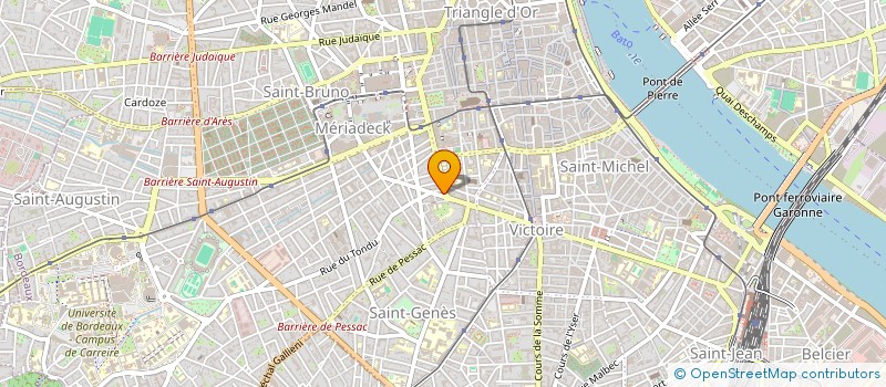 localisation de l'entreprise CHARLES & CESAR IMMOBILIER  BORDEAUX