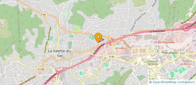 localisation de l'entreprise CHARLES CYRRUS EDITEUR SARL  LA VALETTE-DU-VAR