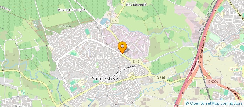 localisation de l'entreprise CHARLES DE LEZIGNAN à SAINT-ESTEVE