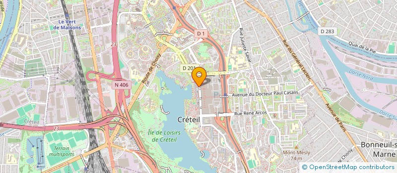 localisation de l'entreprise CHARLES EBENISTE à CRETEIL