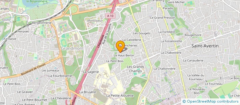 localisation de l'entreprise CHARLES-ELISABETH  SAINT-AVERTIN