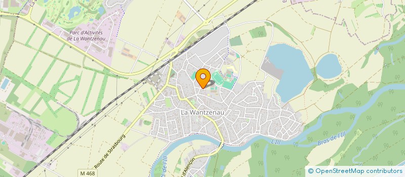 localisation de l'entreprise CHARLES ET ANNA  LA WANTZENAU