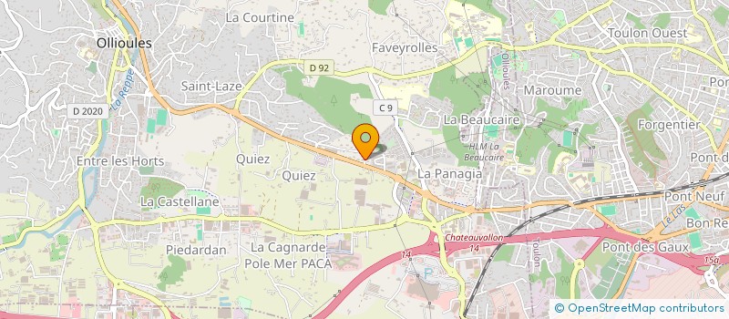 localisation de l'entreprise CHARLES ET AVA à LA VALETTE-DU-VAR