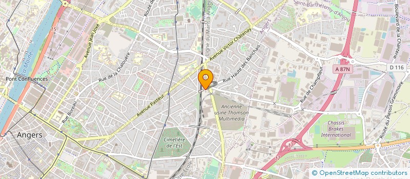localisation de l'entreprise CHARLES ET COMPAGNIE à LES PONTS-DE-CE