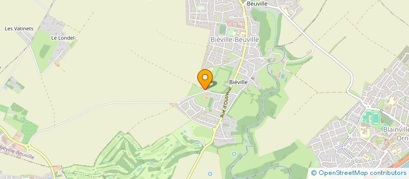 localisation de l'entreprise CHARLES ET MANDY IMMOBILIER  BIEVILLE-BEUVILLE