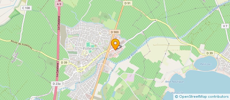 localisation de l'entreprise CHARLES ET STEPH  POLLESTRES