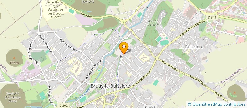 localisation de l'entreprise CHARLES FOULON à BRUAY-LA-BUISSIERE