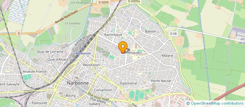 localisation de l'entreprise CHARLES FOURRIER à NARBONNE