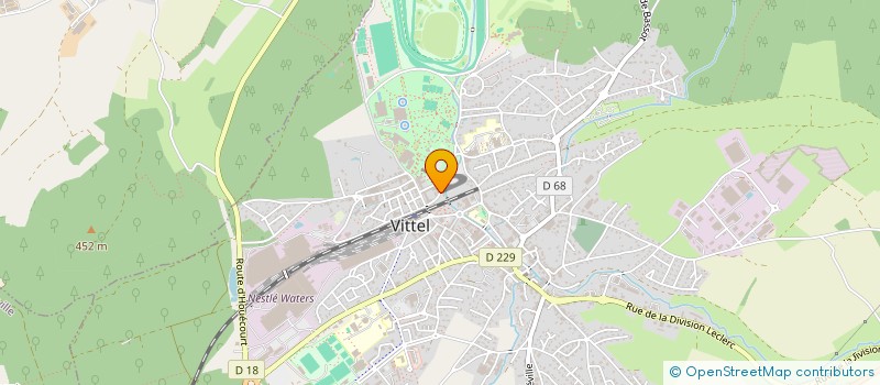 localisation de l'entreprise CHARLES GARNIER  VITTEL