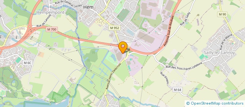 localisation de l'entreprise CHARLES-GAUTHIER AUTOMOBILES  HEM