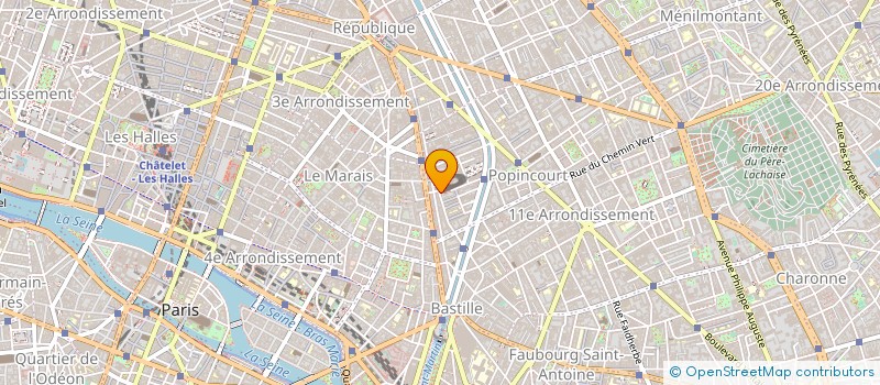 localisation de l'entreprise CHARLES GEWIN SARL  PARIS