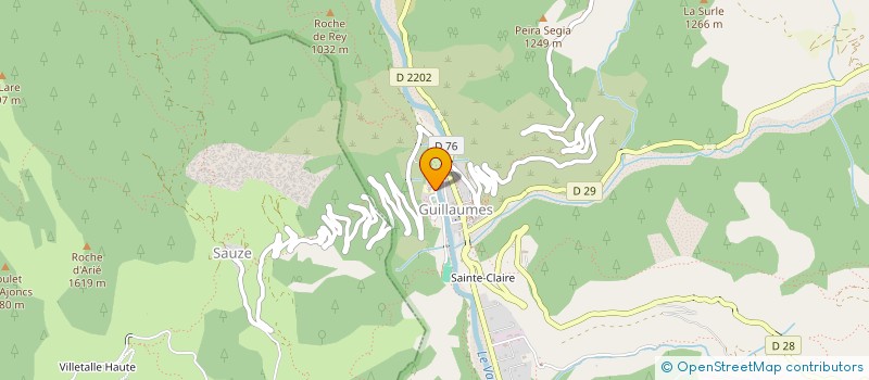 localisation de l'entreprise CHARLES GINESY  GUILLAUMES