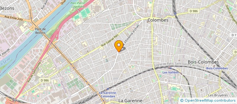 localisation de l'entreprise CHARLES GOUY à COLOMBES