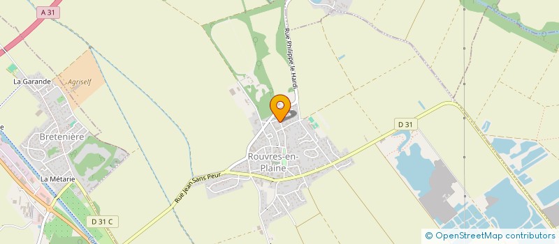 localisation de l'entreprise CHARLES HENRI  ROUVRES-EN-PLAINE