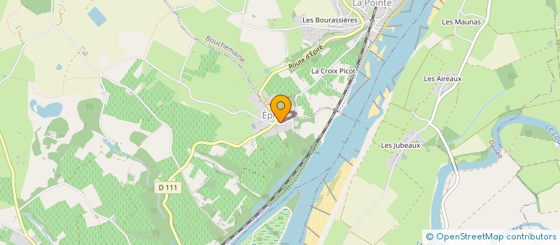 localisation de l'entreprise CHARLES IMMOBILIER  SAVENNIERES