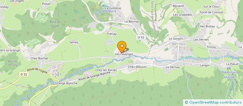 localisation de l'entreprise CHARLES JACKY  SAINT-PAUL-EN-CHABLAIS