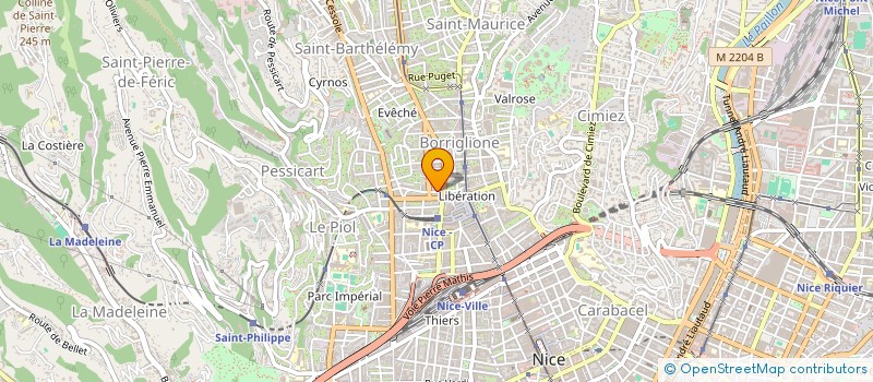localisation de l'entreprise CHARLES & JULIANA CONCIERGERIE à NICE