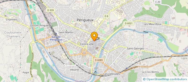 localisation de l'entreprise CHARLES & JUSTINE à PERIGUEUX