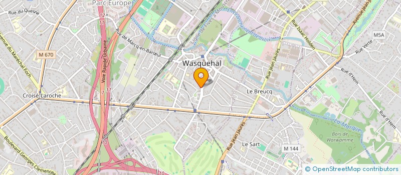 localisation de l'entreprise CHARLES LIENARD & ASSOCIES SAS - TRANSFER PRICING ECONOMICS à WASQUEHAL
