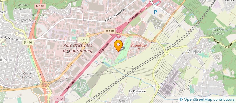 localisation de l'entreprise CHARLES LOGISTIQUES & AGRICOLE  VILLEJUST