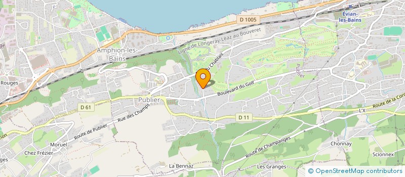 localisation de l'entreprise CHARLES MARIE ALBAN IMMOBILIER  PUBLIER