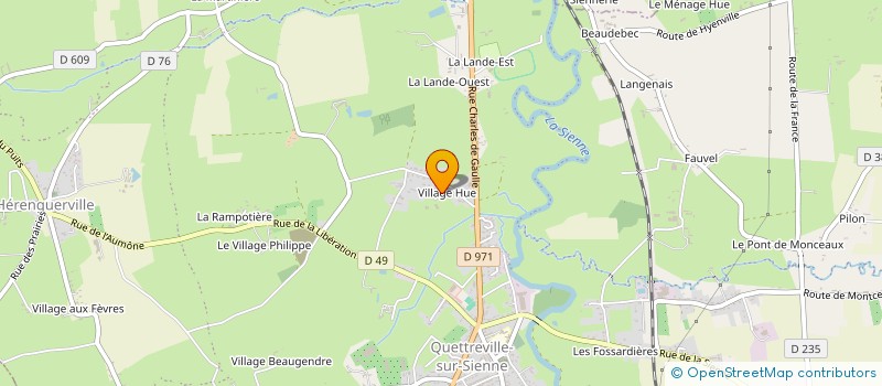 localisation de l'entreprise CHARLES-MARIE VENT D'AVA  QUETTREVILLE-SUR-SIENNE