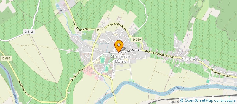 localisation de l'entreprise CHARLES MARTEL  CHARLY-SUR-MARNE