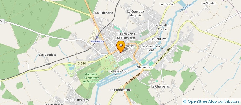 localisation de l'entreprise CHARLES MAURICE  VALENCAY