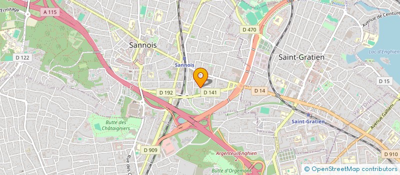 localisation de l'entreprise CHARLES MICHEL  SANNOIS