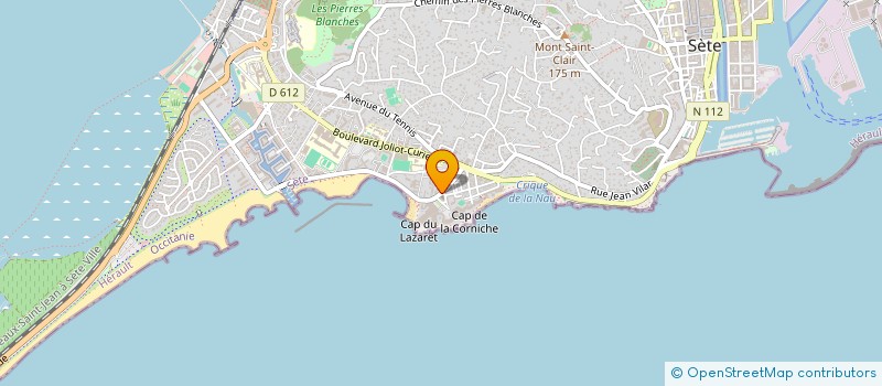 localisation de l'entreprise CHARLES OSBORN CLEANERS à SETE