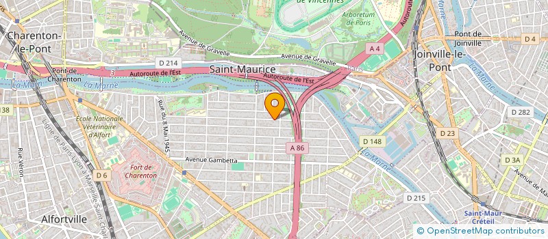 localisation de l'entreprise CHARLES PATRIMOINE à MAISONS-ALFORT