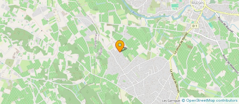 localisation de l'entreprise CHARLES PEINTURE à CARPENTRAS