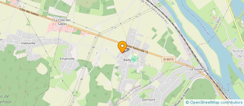 localisation de l'entreprise CHARLES PERRAULT  LE VAL D'HAZEY