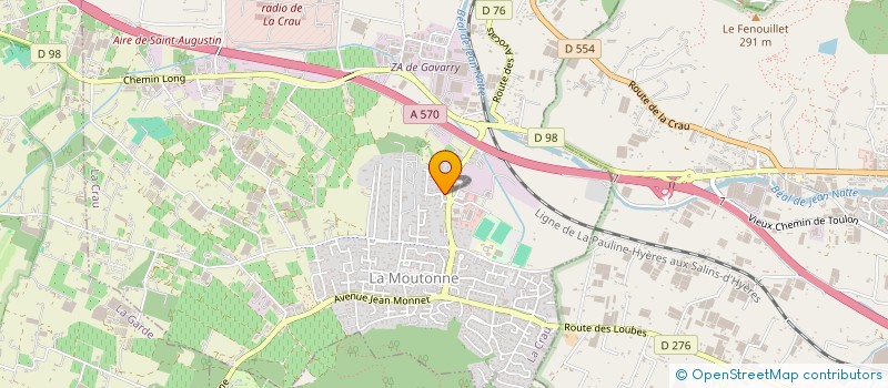 localisation de l'entreprise CHARLES-PLOMBERIE-CLIMATISATION  LA CRAU