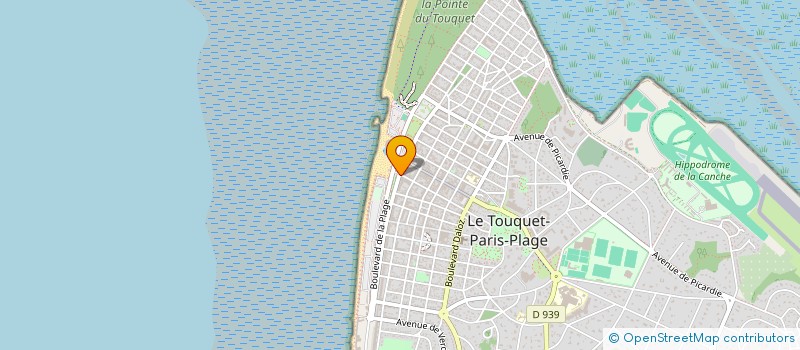 localisation de l'entreprise CHARLES QUINT IMMOBILIER à LE TOUQUET-PARIS-PLAGE