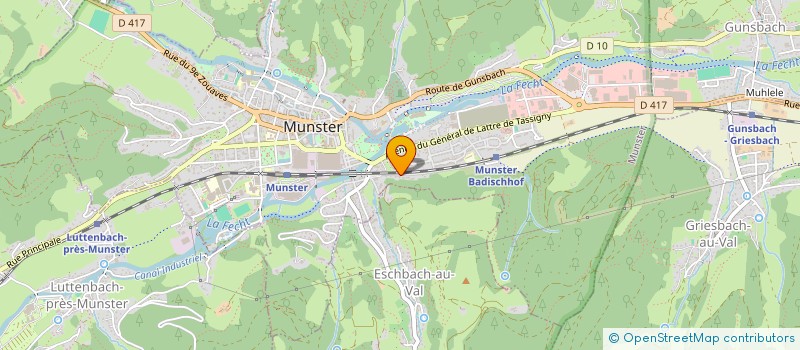 localisation de l'entreprise CHARLES RENOVATION SERVICES à MUNSTER