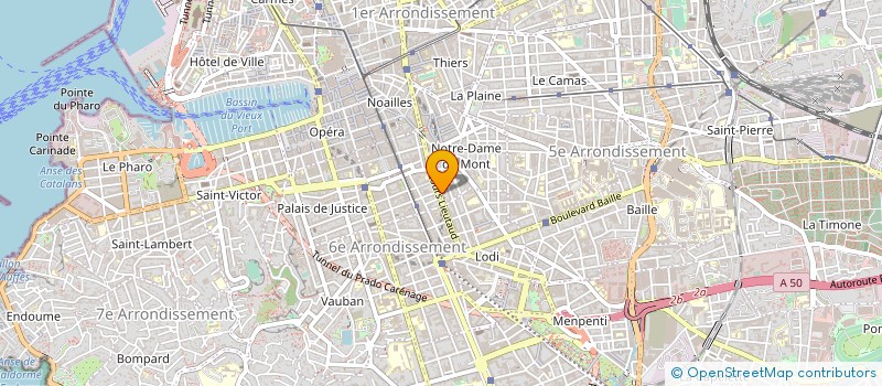 localisation de l'entreprise CHARLES S'EN CHARGE  MARSEILLE